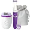 Philips brp505/00 набор для эпиляции тела и зоны бикини - компактный электрический эпилятор Satinelle + триммер для бикини