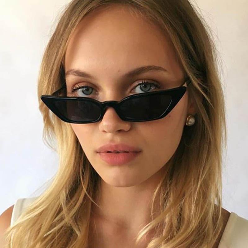 Trendy Women Cat Eye Design Sunglasses With Retro Small Eyeglass And Uv Protection
