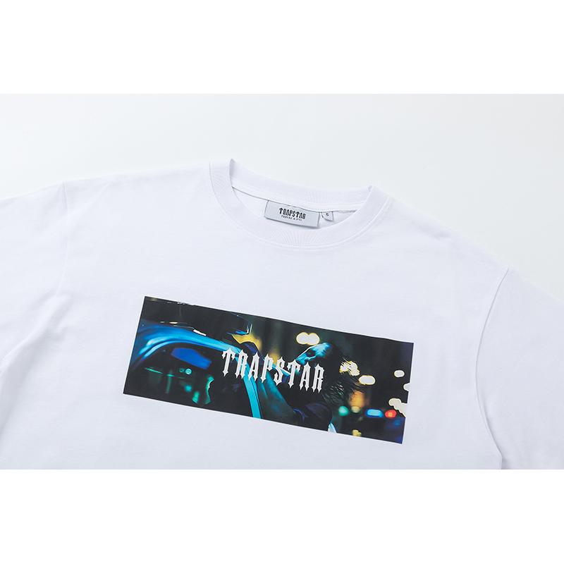 673 Trapstar London 2025 Summer New High Quality Cotton Round Neck Loose Large Size Men's and Women's T-shirt Couple T-shirt