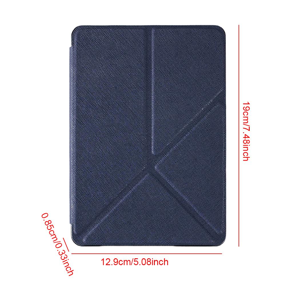Foldable Stand Case with Magnetic PC Back Cover Smart Cover Shockproof Ebook Case for Kindle Paperwhite Signature 2025 Released