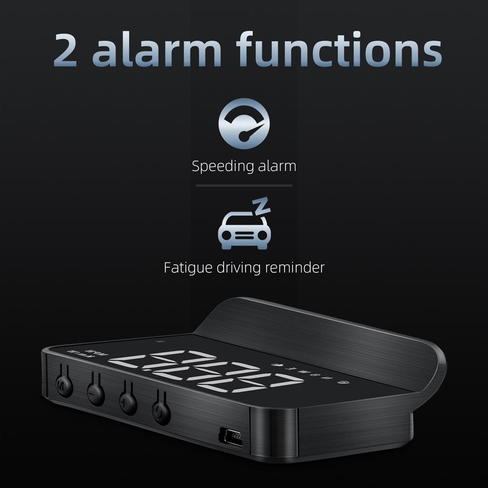 M1 Car HeadUp Display GPS Speed Display Multi Function Instrument Projection For New Energy