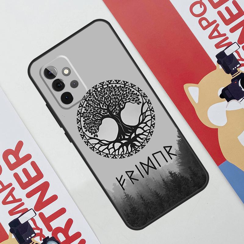 Чехол Forest Nordic Runes для Samsung Galaxy A34 A24 A54 A14 A52 A42 A32 A22 A12 A51 A71 A53 A33 A23 A13