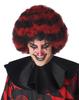 California Costumes Черно-красная спиральная парик-костюм клоуна афро 7221-217