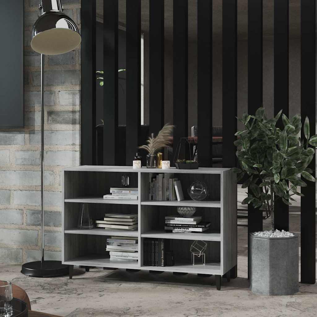 vidaXL Sideboard Grau Sonoma 103,5x35x70 cm Holzwerkstoff