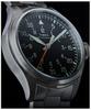 TIMEX Мужские часы Waterbury Ace с тремя стрелками, кварцевые, водостойкость 100 м, минеральное стекло, черный циферблат, TW2Y70300