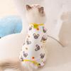 Winter Warm Cat Clothes German Velvet Pet Four-legged Clothes Cute Full Print Loungewear Puppy Dog Thin Velvet Pet Clothing