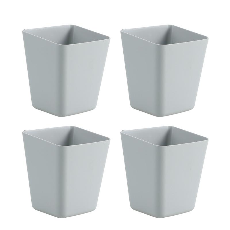 Подвесная корзина на настольную тележку и органайзер для рабочего стола в общежитии: Тележка для косметики, ящик для хранения, подвесная трубка, держатель для ручек и ведро для хранения.