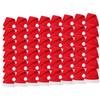 PACK OF 30 / Christmas Santa Claus Hat/Santa Claus Cap Merry Christmas Hat Cap for Christmas/Xmas Party Celebration