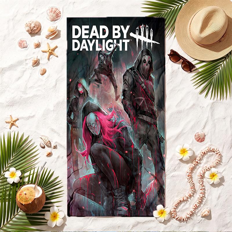 Dead by Daylight Soft Beach Towel Stylish Beach Pool Towel for Summer Seaside Vacation Travel