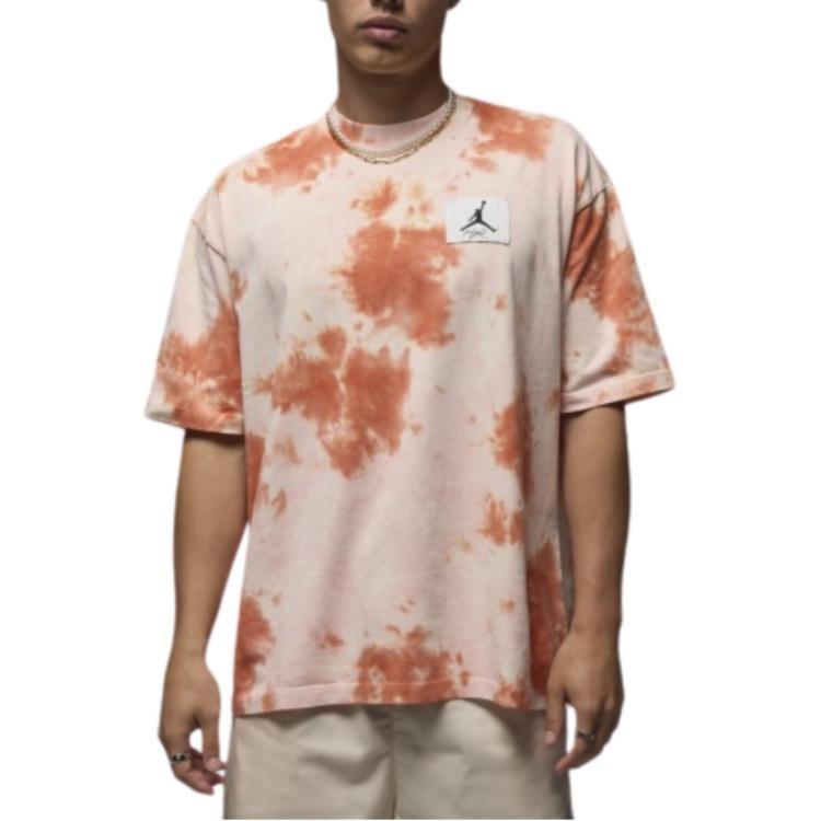 Air Jordan Essentials Oversized Graphic T-Shirt Asia Sizing 'Orange' Men's DX9584-111