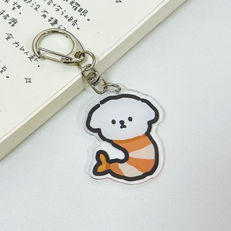 Cartoon Cute Fried Shrimp Plush Pencil Case - Large Capacity, Ideal for Students.