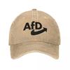 Alternative Afd Germany Men Women Baseball Cap Distressed Denim Caps Hat Fashion Outdoor Workouts Snapback Cap