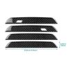AIRSPEED Carbon Fiber Interior Door Handle Protector Sticker for Mini Countryman Customizable Garnish for a Stylish Easy Installation with Tape (U25,