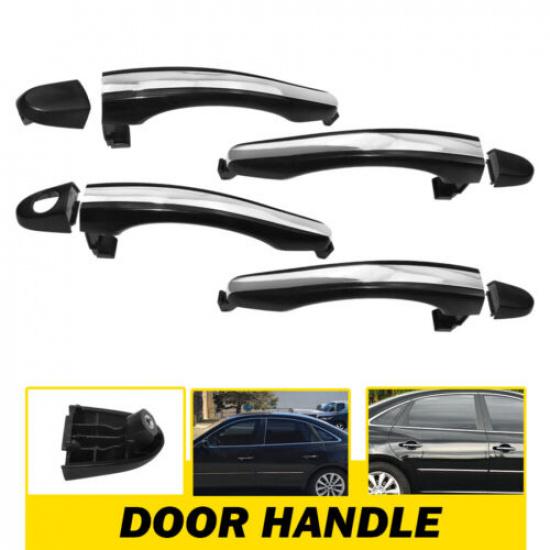 Outside Outer Door Handle Set Front Rear Left Right Fit 2006-2011 Hyundai Azera