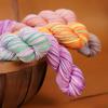 4-Pack Cotton Yarn 200g (4x50g ) Breathable Soft Woven Thread for Knitting Crochet Mixed Colors Lightweight for Sweaters Yarns