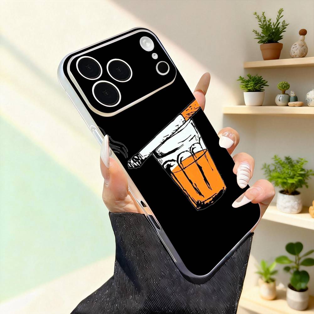 Интересный чехол для iPhone 17,16,15,14,13,12,11,Pro,Max,Plus,Mini,SE4,E с принтом пива, магнитный для Magsafe, беспроводной чехол для телефона