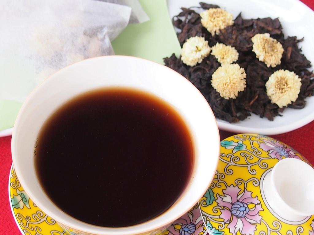 Чай Чэнь Нянь Хризантема Чай Чэнь Нянь из Юньнань Чайные пакетики 31 пакетик Пуэр (Использует Провинция Пуэр)