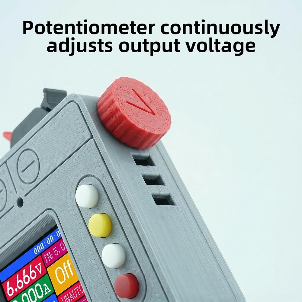 Mini 5W Portable Power Supply with Color Display Adjustable DC-DC Buck-Boost Desktop Power for Electronics DIY