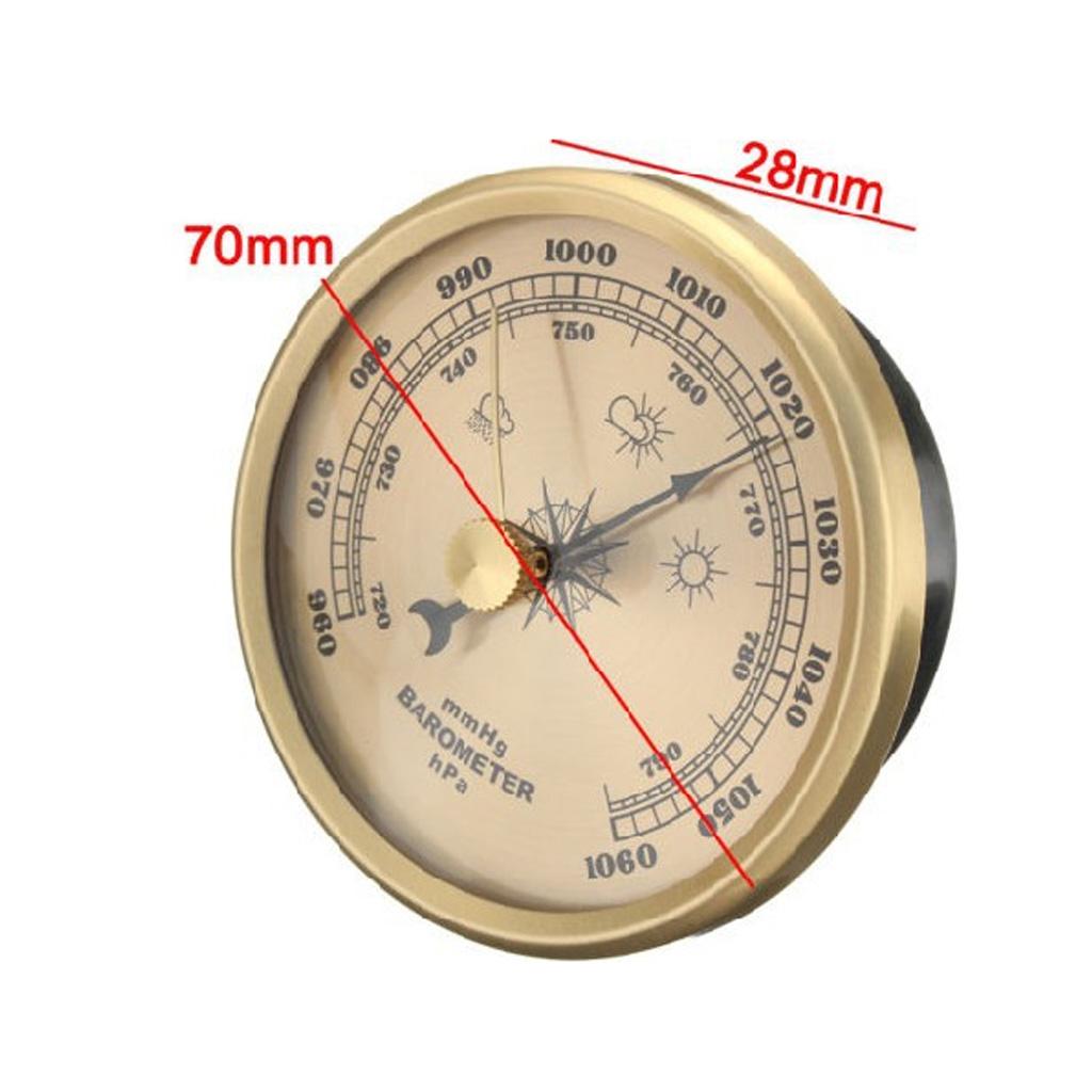70mm Atmospheric Home Barometer Predict Weather Accurately Wall Hanging Weather Forecasting Instrument Lightweight