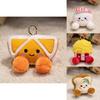 Smiling Fruit Plush Toy Keychain For Kids With Soft Short Plush Material