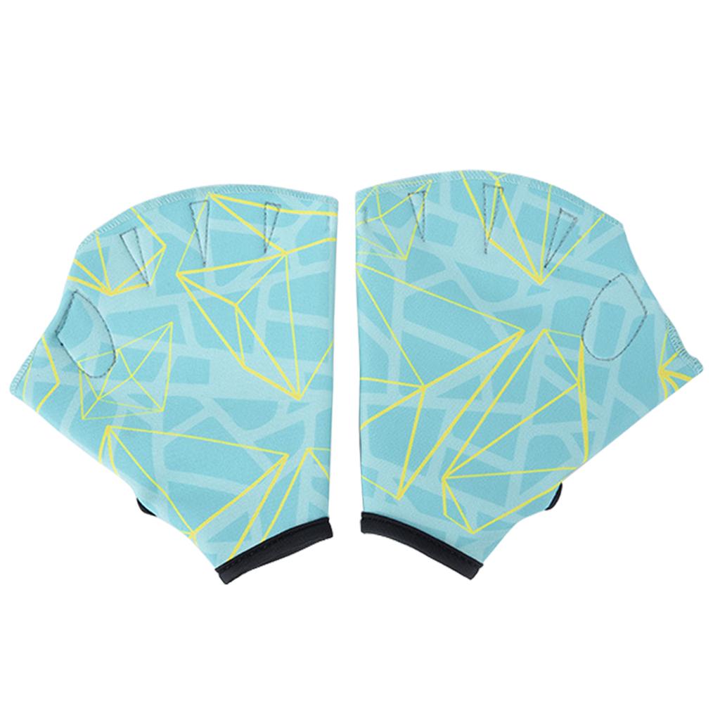 Перчатки для плавания Нескользящие Регулируемые Дышащие и быстросохнущие для мужчин и женщин Дизайн с принтом для