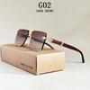 Fashion Sunglasses For Men Oculos Square Sunglasses Women Vacation Rimless Glasses Designer Vintage Sunglass