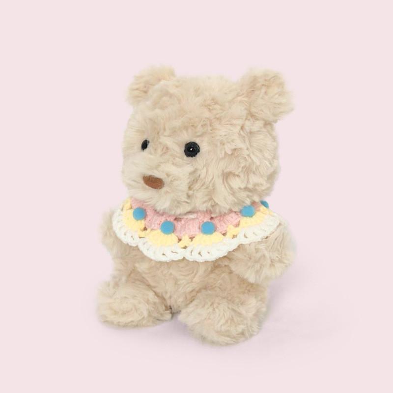 Bear Cute Plush Toy Cotton Filling Comfort Decor Children Festival Doll Gift