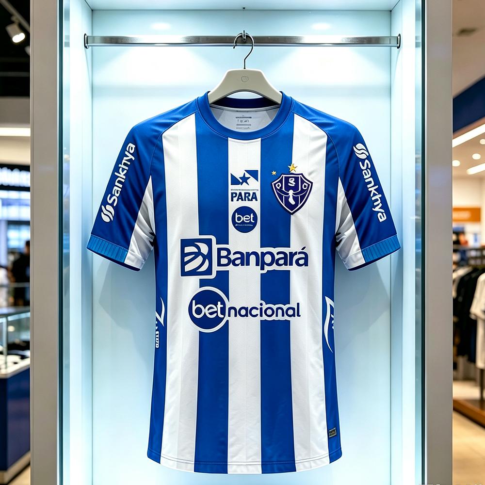 2026 Новая футбольная футболка Paysandu с 3D-печатью для взрослых, спортивная футболка, семейная, летняя, быстросохнущая, мягкая, удобная, легкая, пляжная одежда