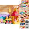 Children Play Ice Cream Maker Toy With Colorful Clay For Creative Fun And Parent Child Interaction