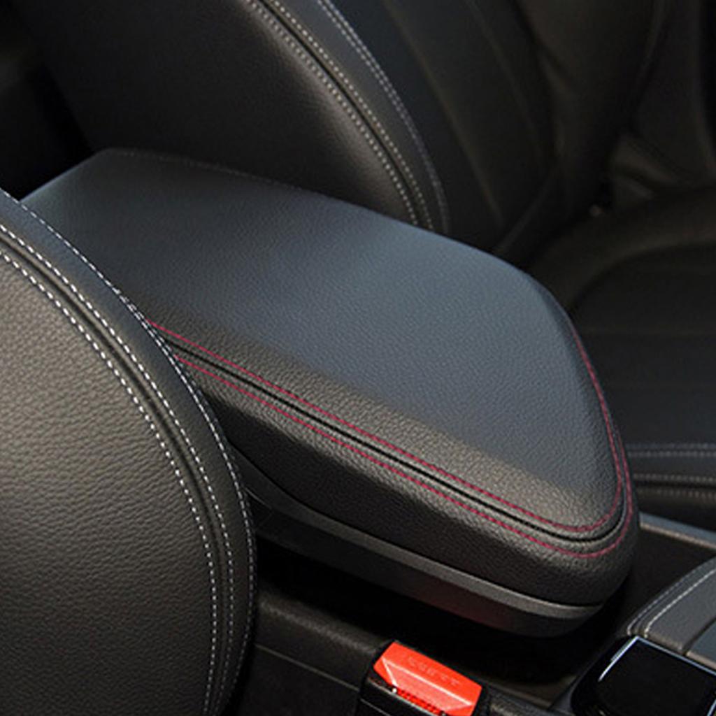 For BMW X1 F48 2016- Microfiber Leather Car Armrest Cover | OEM Fit Anti-Tear Thermal ulation Car Interior Protector
