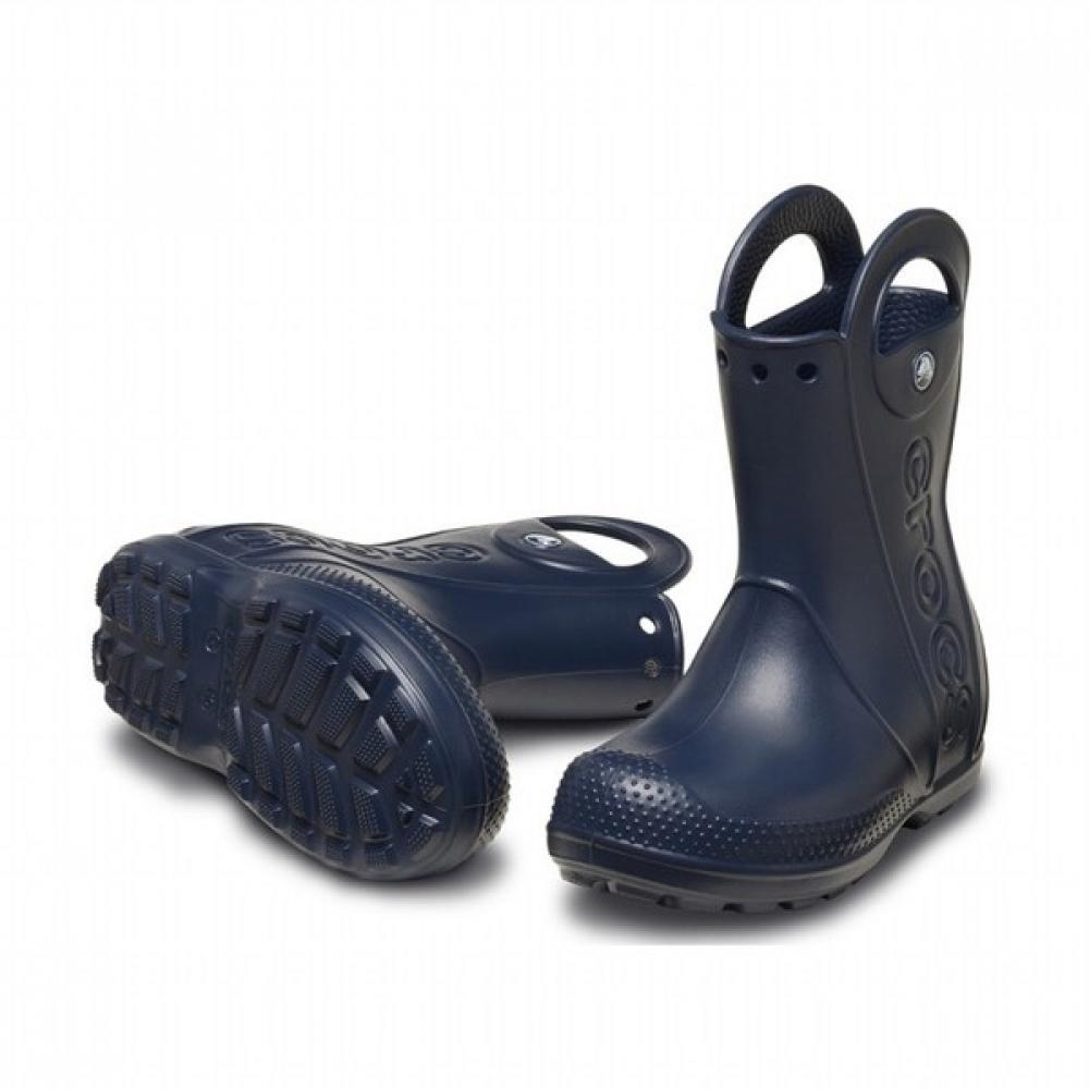[Обувь Crocs] Официальные детские сапоги Crocs Handle It Rain Boot Navy 25skbt211052 