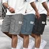 Men's Cargo Shorts Adjustable Drawstring Casual Pants Summer Breathable Shorts Five-minute Shorts Multi-Pocket Sports Shorts