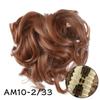 Synthetic Claw Chignon Curly Hair Bands Messy Bun Hairpiece for Women Natural Fake False Hair Heat Resistant Black