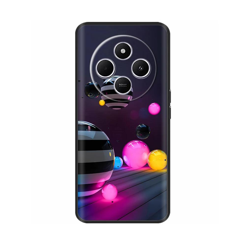 Ударопрочный чехол Funda для Xiaomi Redmi A4 5G Чехол 6,88" Мягкий ТПУ Силиконовый Чехол для Телефона для RedmiA4 2024 A 4 Capas С принтом Сердце Цветок