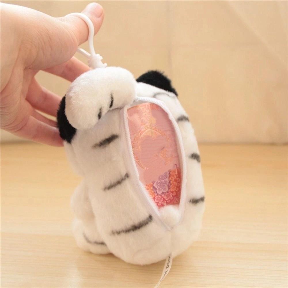 Little Tiger Cute Animal Coin Purse Car Key Ring Ornaments Women Key Chain Chinese Style Pendant
