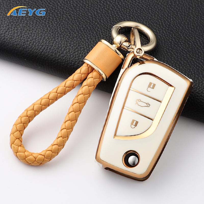 Чехол-оболочка для корпуса брелока автомобиля для Toyota Auris Corolla Avensis Verso Yaris Aygo Scion Tc Im Camry Rav4 Аксессуары