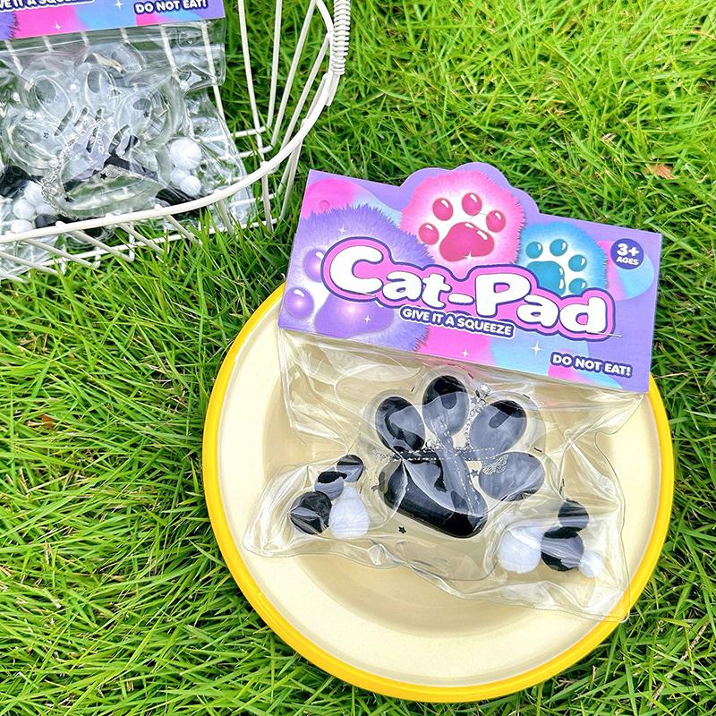 Новые прозрачные пластыри кошачьи лапки декомпрессионные игрушки кавайные мультфильмы антистресс снятие стресса медленно растущие игрушки для взрослых детей игрушки