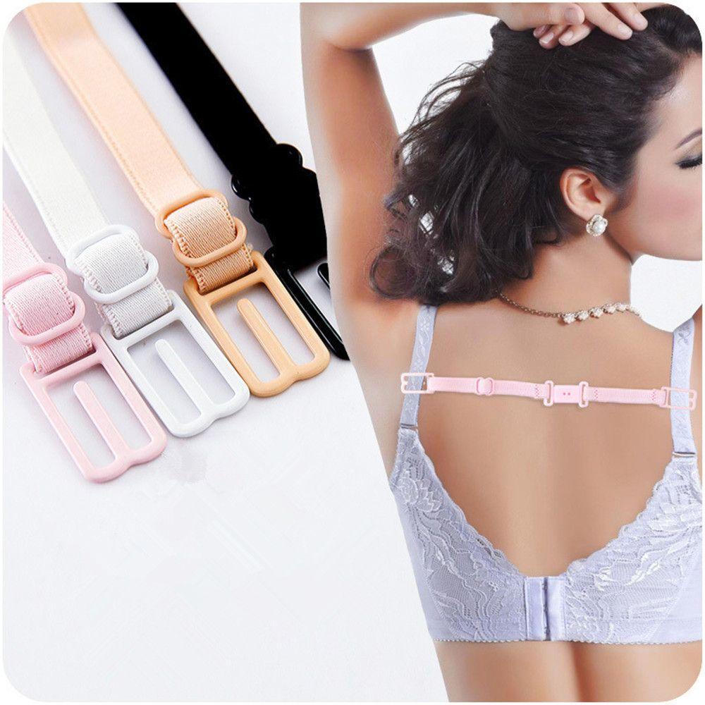 Adjustable Women Detachable Skid-proof Buckle Shoulder Straps Back Clip Bra Strap Holder