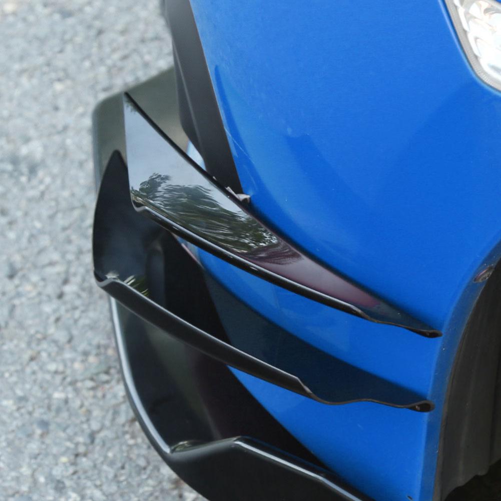 DYS Auto Shop Универсальный ABS автомобильный передний бампер спойлер автомобильный сплиттер плавники аксессуары