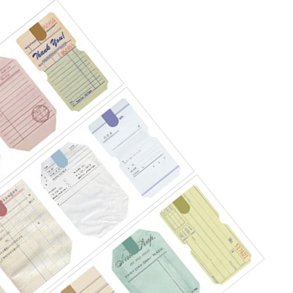 Винтажный скрапбукинг рулонные наклейки лента мусор журнал скрапбукинг аксессуары принадлежности этикетки Ta