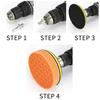 5pcs/Set 3/4/5/6/7 Inch Car Polishing Pad Kit Polisher Waxing Pads  for Car Polisher Dril