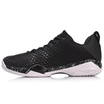 Li Ning Frontier Shadow Pro2.0 PU Амортизация Отскок Низкие Бадминтонные Кроссовки Унисекс Черный AYAN013-3