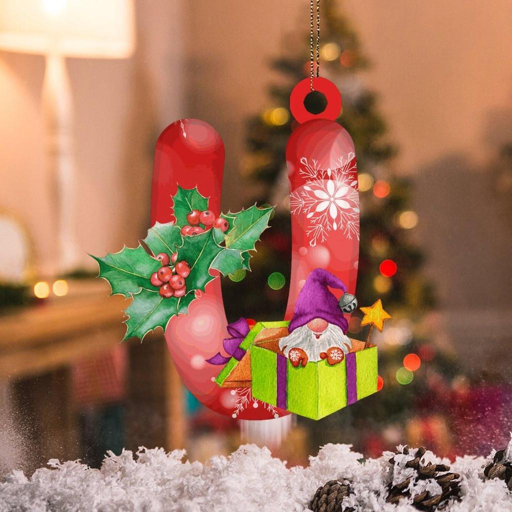 Рождественское украшение Подвеска Рождественская елка Бирка Тематическая вечеринка Поделки Орнамент