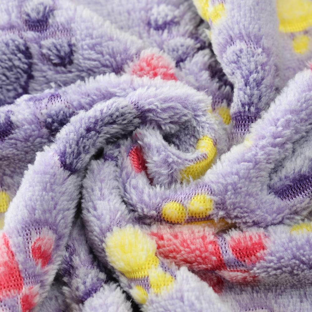 Одеяло для собак с принтом лапы для маленьких и больших собак, кошек, теплые дорожные автомобильные одеяла, домашний диван-кровать, коврик для французского бульдога, чихуахуа, матрас для домашних животных