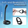 Penis Ring Vibrator Vibrating Cock Ring Remote Control Anal Butt Plug Prostate Massager Male Masturbator Anal Sex Toy for Man