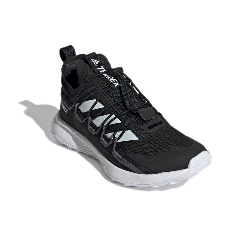 adidas Voyager 21 Canvas Удобные Универсальные Нескользящие Прочные Низкие Повседневные Кроссовки Женские кроссовки Черные Белые FZ3336