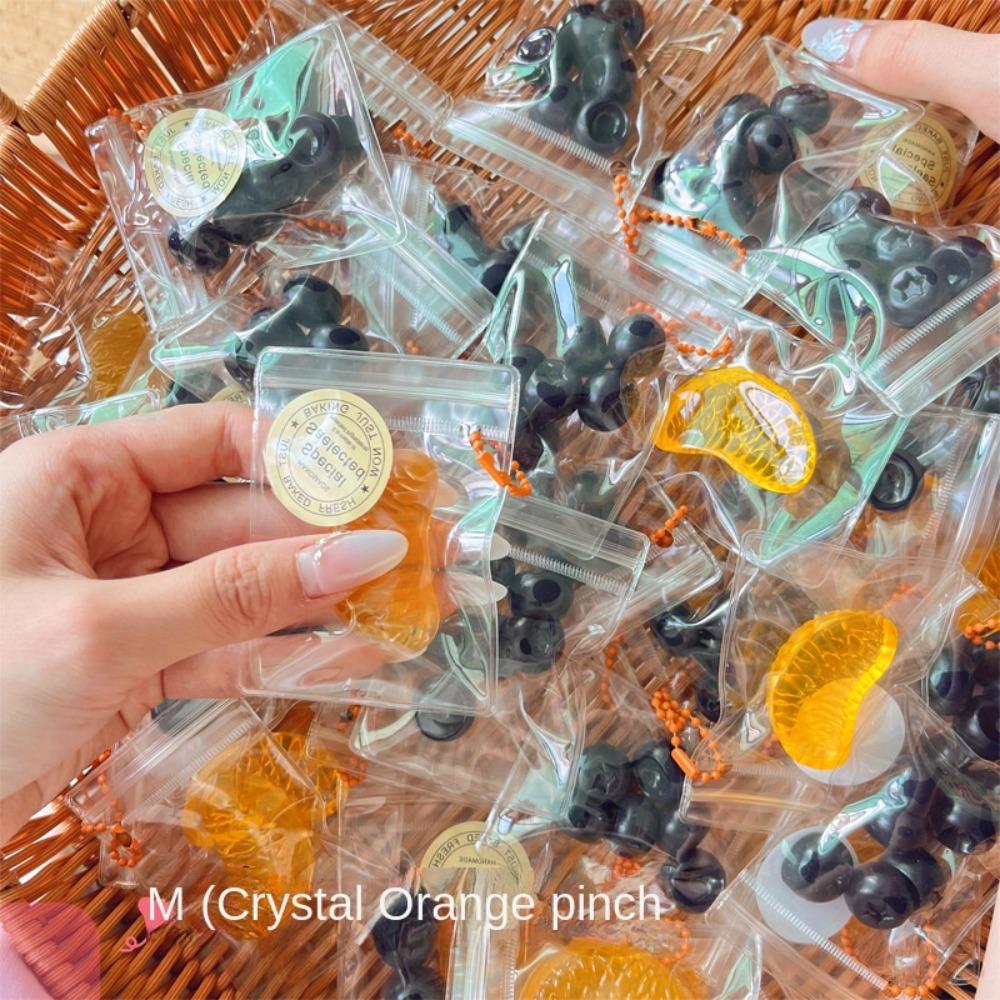 Манго Банан Ручная работа Фруктовая щипалка Игрушка Черника Мандарин Игрушка для снятия стресса Непоседливые игрушки