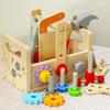 Toolbox Screws Wrenche Wooden Tools Disassembly Assembly Toys Exercise Baby's Fingers Flexibility Early Education Toy