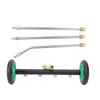 17.7in Undercarriage Cleaner Kit 2.5 GPM 4000 PSI Multifunctional Angle Adjustable High Pressure Under Car Washer
