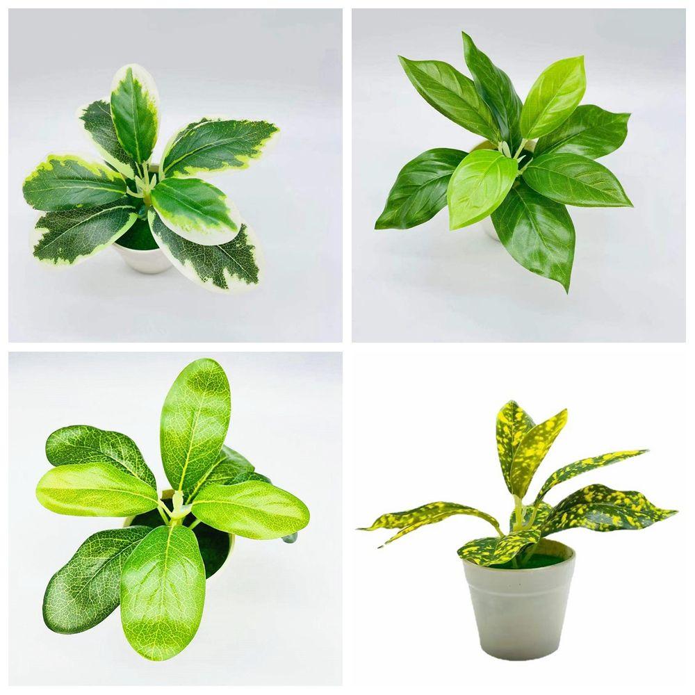 Desktop Ornament Lifelike Greenery Potted Simulation Scindapsus Faux Grass Artificial Plants Bonsai
